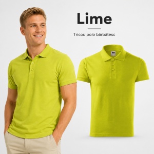 Tricou Polo Bărbați Malfini Cotton 212, 100% Bumbac, 170 g/m², Guler Polo, 16 Culori, Mărimi S-3XL - Img 19