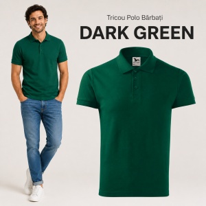 Tricou Polo Bărbați Malfini Cotton Heavy 215, 100% Bumbac, 220 g/m², Guler Polo, Mărimi S-3XL, 13 Culori - Img 15
