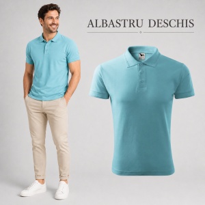 Tricou Polo Bărbați Malfini Pique Polo – , 38 Culori, Mărimi S-5XL, 65% Bumbac - Img 13