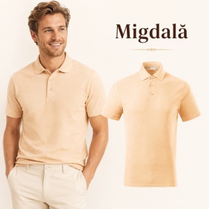 Tricou Polo Bărbați Malfini Prime GOTS 234, 100% Bumbac Organic, 200 g/m², Mărimi S 3XL, 9 Culori - Img 16
