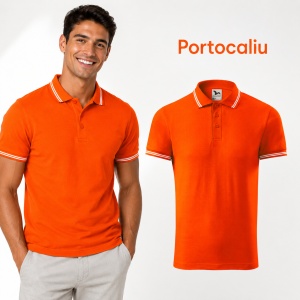 Tricou Polo Bărbați Malfini Urban 219, cu Dungi la Guler, Tip Tommy, 65% Bumbac, 200 g/m², 19 Culori, Mărimi S–3XL - Img 26