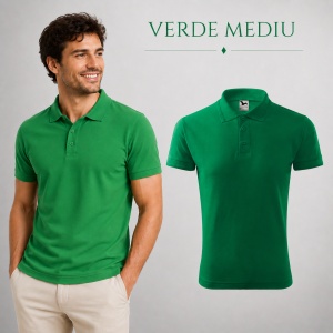 Tricou Polo Bărbați simplu, Malfini – Casual Office,Regular Fit, Bumbac 65% 38 Culori, S-5XL - Img 46