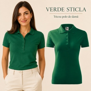 Tricou Polo Damă Malfini 210 Pique, Croială Cambrată, 200 g/m², Mărimi XS–3XL,65% Bumbac, 36 Culori - Img 37