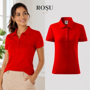 Tricou Polo Damă Malfini 213 Cotton, 100% Bumbac, 170 g/m², Guler Raiat, 5 Nasturi, Croială Cambrată, 17 Culori, XS–2XL - Img 20