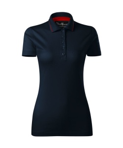 Tricou polo dama de culoare albastru marin