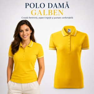 Tricou Polo Damă Malfini Urban 220 – 19 Culori, XS–2XL - Img 18