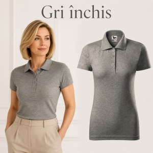 Tricou Polo Damă model simplu tip Tommy - Img 21