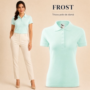 Tricou Polo Damă Pique Polo, Croială Cambrată, 36 Nuanțe, Mărimi XS–3XL - Img 26