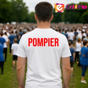 Tricou POMPIERII, Personalizat | Unisex Dama si Barbat - Img 4