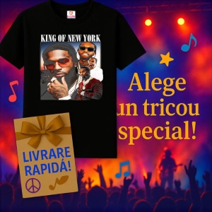 Tricou Pop Smoke - King of NY, muzica POP, Dama | Barbat | Copii, Culoare Negru - Img 11