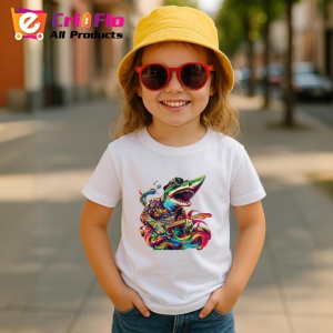 Tricou Rechin cu chitara in stil graffiti pop art Copii | Dama | Barbat - Img 11