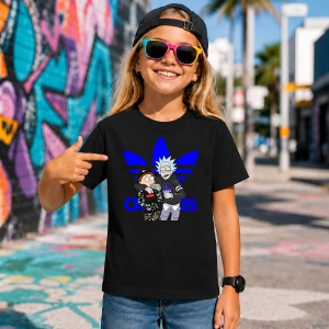 Tricou Rick And Morty Camo Outfit Logo Albastru Urban Fashion, din bumbac 100%, tricou negru, Copii | Dama | Barbat - Img 7