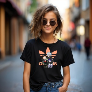 Tricou Rick & Morty Friends Tricou Negru - Copii | Dama | Barbat - Img 5