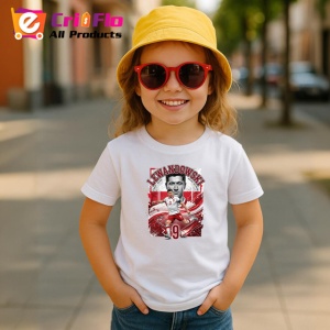 Tricou Robert Lewandowski Polonia Atacant Barca Fotbal, din bumbac 100% , tricou alb pentru Copii | Dama | Barbat - Img 5