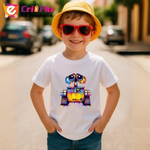Tricou Robot WALL E stil graffiti personaj animat reinterpretat Copii | Dama | Barbat - Img 10