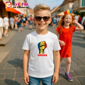 Tricou Romania Putere Dreptate Tricolor |Colectia Tricouri Romania - Img 8