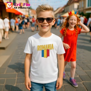 Tricou Romania tricolor old cu text |Colectia Tricouri Romania - Img 8