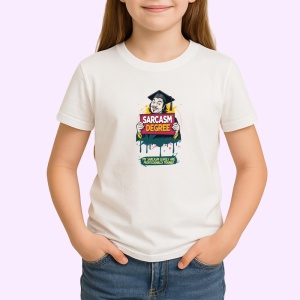 Tricou Sarcasm Degree Profesionist In Ironie, Copii | Dama | Barbat - Img 3