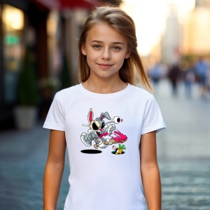 Tricou Scary Bugs Tricou Alb - Copii | Dama | Barbat - Img 4