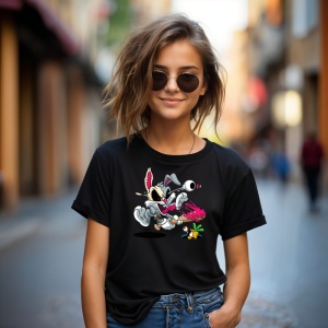 Tricou Scary Bugs Tricou Negru - Copii | Dama | Barbat - Img 5