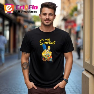 Tricou Simpson familia galbena din springfield in diferite ipostaze comice, Copii | Dama | Barbat , tricou negru - Img 10