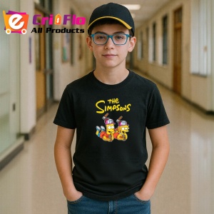 Tricou Simpson maggie si lisa pe triciclete in aventura comica, Copii | Dama | Barbat , tricou negru - Img 6