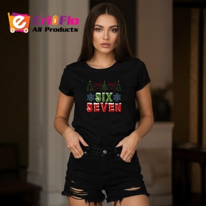 Tricou SIX SEVEN 67 Brazi Decorativi, din bumbac 100%, tricou negru, Copii | Dama | Barbat