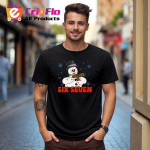 Tricou SIX SEVEN 67 Om De Zapada Craciun 2, din bumbac 100%, tricou negru, Copii | Dama | Barbat - Img 2