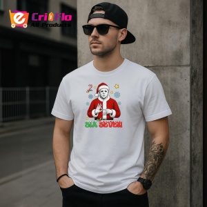 Tricou SIX SEVEN 67 Personaj Horror Alb, din bumbac 100%, tricou alb, Copii | Dama | Barbat - Img 3