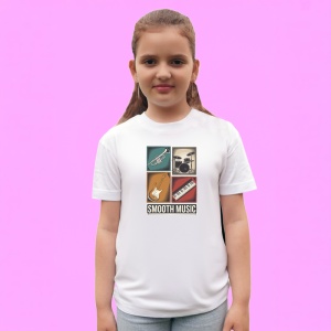 Tricou Smooth Music Instrumente Retro, Copii | Dama | Barbat - Img 3