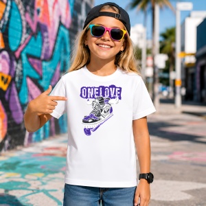 Tricou Sneaker Mov Stil Graffiti One Piece Urban, din bumbac 100% Copii | Dama | Barbat - Img 4