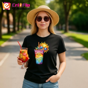 Tricou Soare cu ochelari si pahar text sunshine and sweet tea vara relaxata Copii | Dama | Barbat Barbat - Img 22