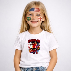 Tricou Son Heung Min South Korea World Cup Fifa 2026, din bumbac 100%, tricou alb, Copii | Dama | Barbat - Img 2