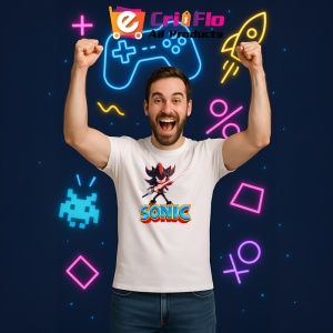 Tricou Sonic Shadow - Razboinicul Sabiei Rosii Copii | Dama | Barbat - Img 10