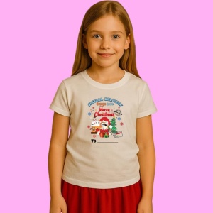 Tricou Special Delivery Bingo Prieteni Casuta Craciun, din bumbac 100%, tricou alb, Copii | Dama | Barbat - Img 2