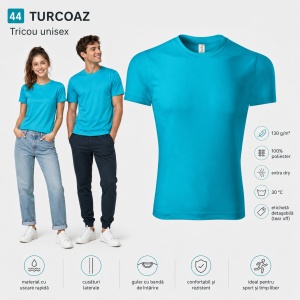 Tricou Sport Unisex Extra Dry din 100% Poliester, 130 g/m², Mărimi XS–4XL - Img 13
