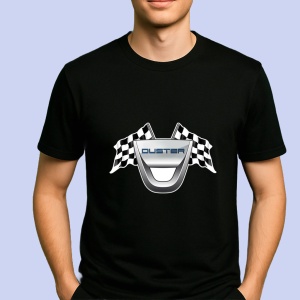 Tricou Steaguri Cu Logo Dacia Duster | Unisex Dama si Barbat