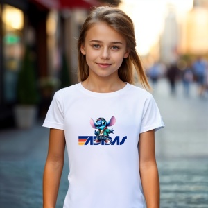 Tricou Stictch Urban Adas Happy Tricou Alb - Copii | Dama | Barbat - Img 5