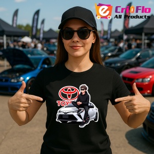 Tricou Still Cool Toyota Car 2 | Unisex Dama si Barbat - Img 2