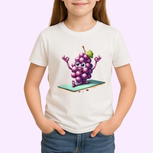 Tricou Strugure amuzant de vara yoga 2, Fructe, Copii | Dama