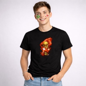 Tricou Suica World Cup Fifa 2026, din bumbac 100%, tricou negru, Copii | Dama | Barbat
