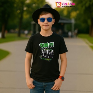 Tricou Sum 41, muzica Hip-Hop / Trap, Dama | Barbat | Copii, Culoare Negru - Img 6