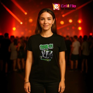 Tricou Sum 41, muzica Hip-Hop / Trap, Dama | Barbat | Copii, Culoare Negru - Img 12