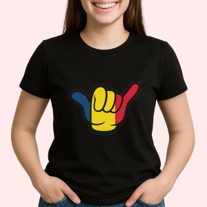 Tricou Sunt Roman Totul OK Negru, Copii | Dama | Barbat - Img 2