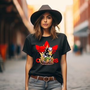 Tricou Super Mario pentru Damă Street Dance Red