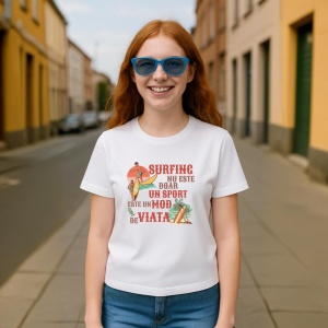 Tricou Surfing nu este doar un sport este un mod de viata - Copii | Dama | Barbat - Img 5