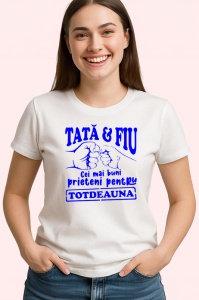 Tricou tata si fiu cei mai buni prieteni pentru totdeauna, Copii | Dama | Barbat - Img 3
