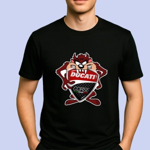 Tricou Tazz Cu Logo Ducatii Corse | Unisex Dama si Barbat