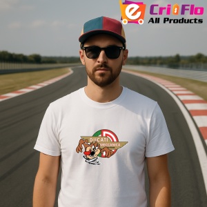 Tricou Tazz Vartej Cu Logo Ducati 3 | Unisex Dama si Barbat