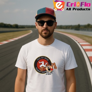 Tricou Tazz Vartej Cu Logo Isle Of Man | Unisex Dama si Barbat - Img 2